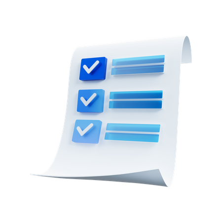 To Do List  3D Icon