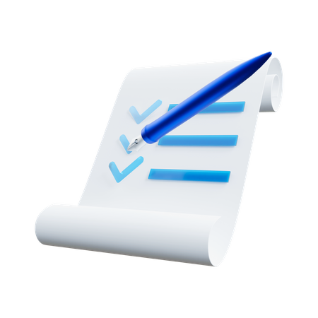 To Do List  3D Icon