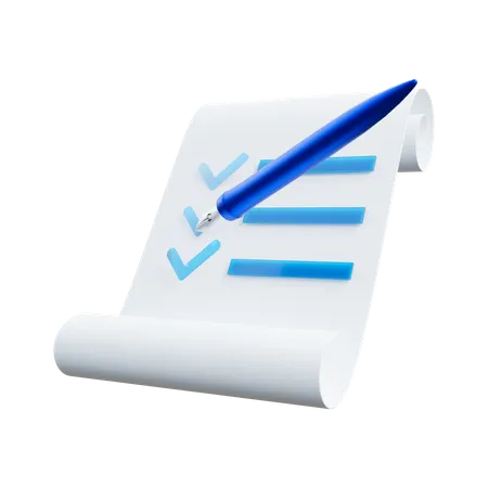 To Do List  3D Icon