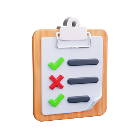 To Do List  3D Icon