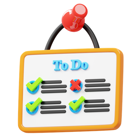 To-Do List  3D Icon
