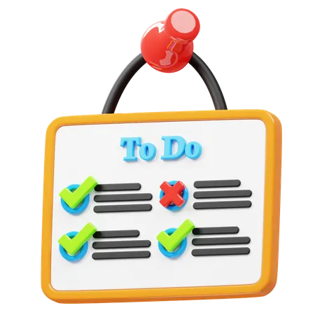 To-Do List  3D Icon