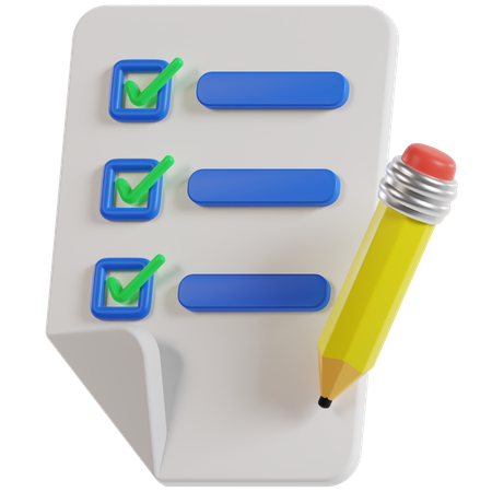 To-Do List  3D Icon