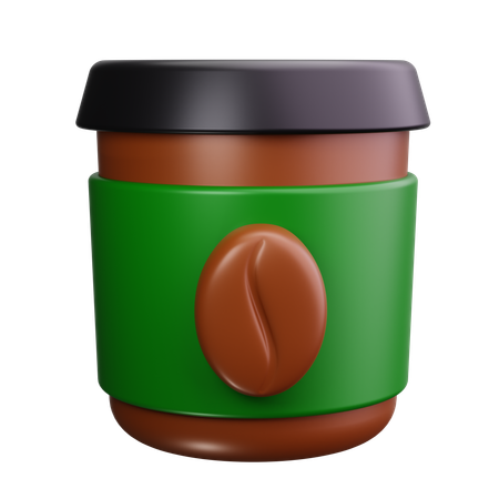 To go Coffee Cup  3D Icon