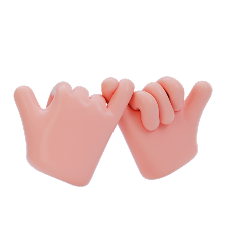 To Measure Up Hand Gesture  3D Icon