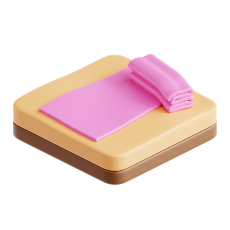 Toalla de playa  3D Icon