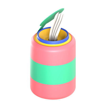 Toallitas desinfectantes  3D Icon