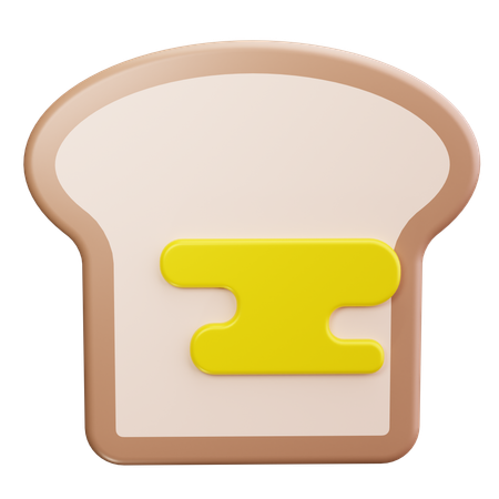 Toast  3D Icon