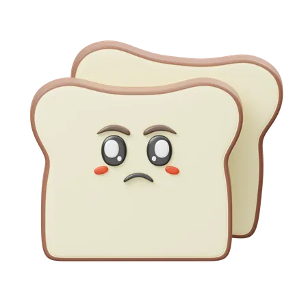 Toast  3D Illustration