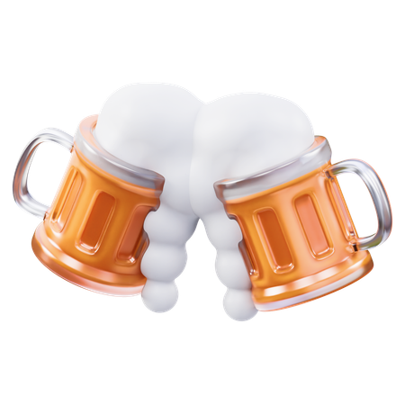 Toast Beer  3D Icon