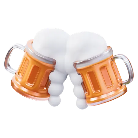 Toast Beer  3D Icon