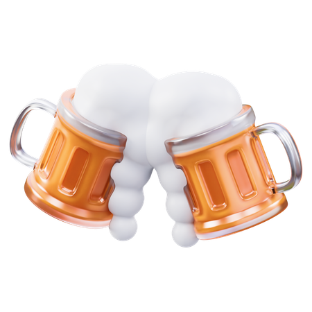 Bière grillée  3D Icon