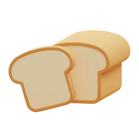 Toast Bread  3D Icon