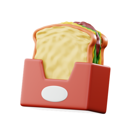 Toast Sandwich  3D Icon