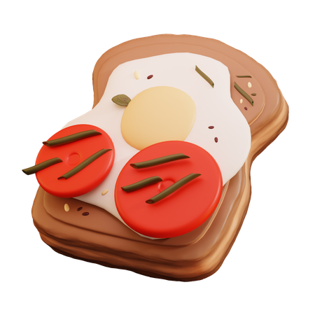 Toastbrot  3D Icon