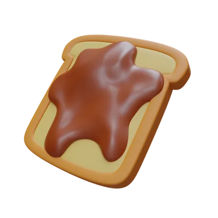 Toasted Bread  3D Icon