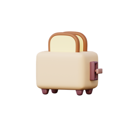 Toaster  3D Illustration