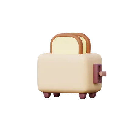 Toaster  3D Illustration