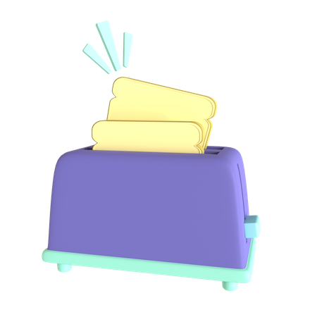 Toaster  3D Illustration