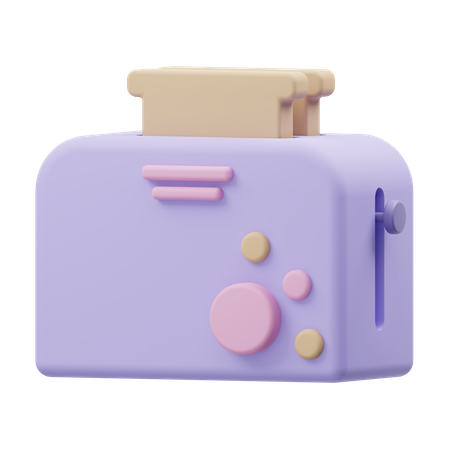 Toaster 3D Illustration