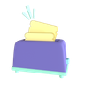 toaster 3d illustration