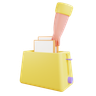 pop up toaster emoji 3d