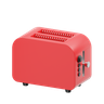 3d toaster illustration