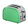 3d toaster illustration