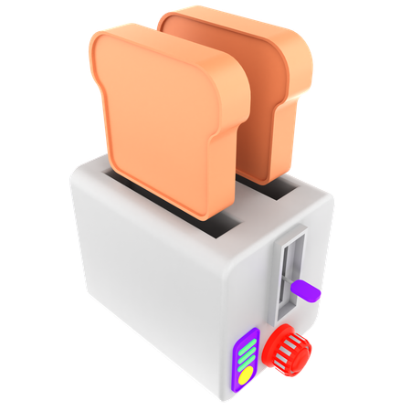 トースターマシン  3D Icon