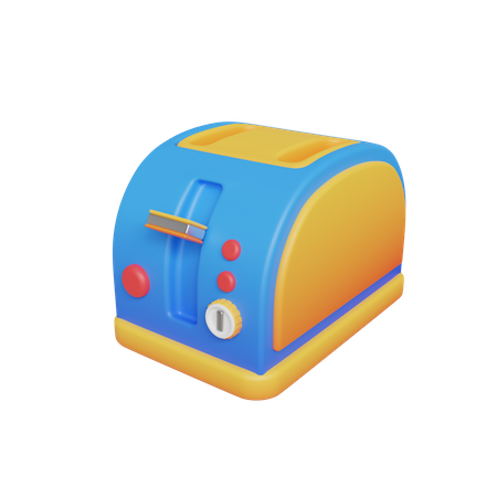 Toaster Machine  3D Icon