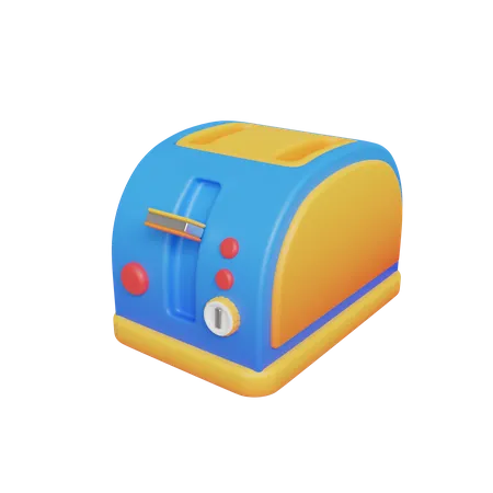 Toaster Machine  3D Icon