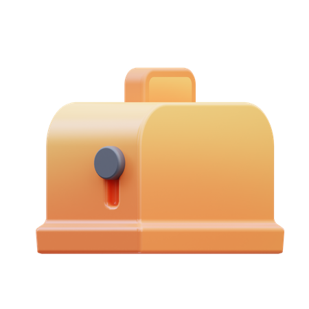 Toaster Machine  3D Icon