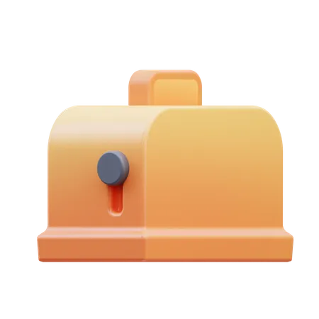 Toaster Machine  3D Icon