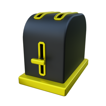 Toaster Machine  3D Icon