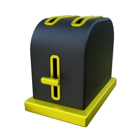 Toaster Machine  3D Icon