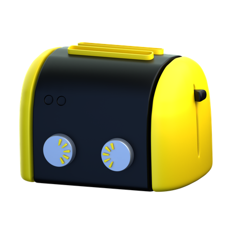 Toaster Machine  3D Icon