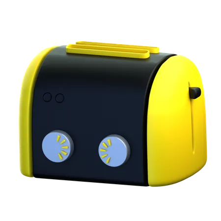 Toaster Machine  3D Icon