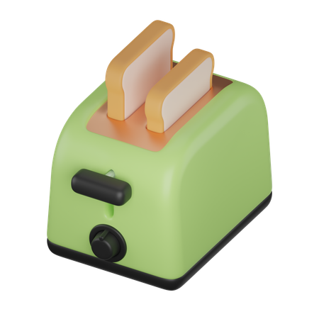 Toaster Machine  3D Icon