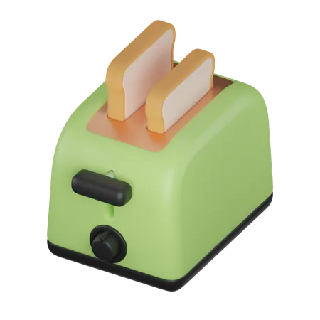 Toaster Machine  3D Icon