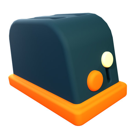 Toaster Machine  3D Icon