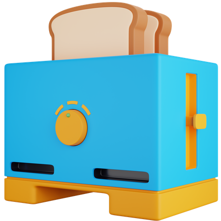 Toaster Machine  3D Icon