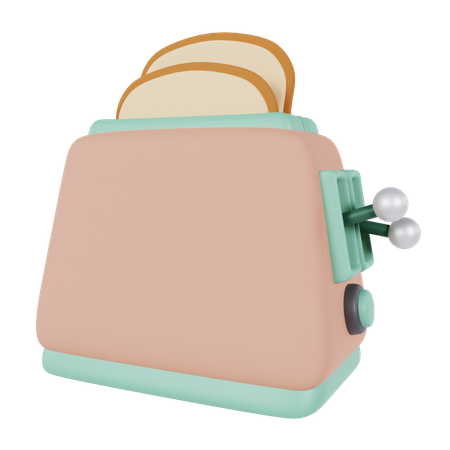 Toasterbrot  3D Icon