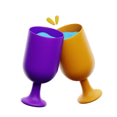 Toasting  3D Icon
