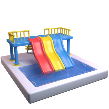 Toboágua  3D Icon