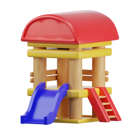 Tobogán para niños  3D Icon