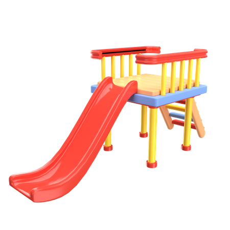 Toboggan pour enfants  3D Icon