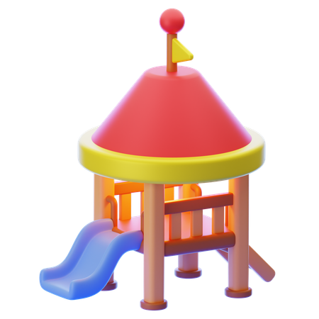 Toboggan pour enfants  3D Icon