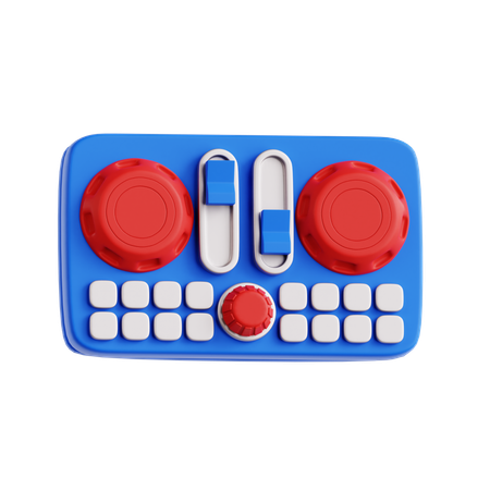Toca-discos dj  3D Icon