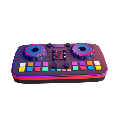 Tocadiscos mezclador dj  3D Icon