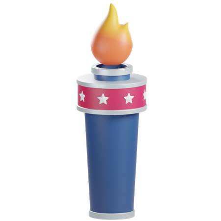 Tocha  3D Icon